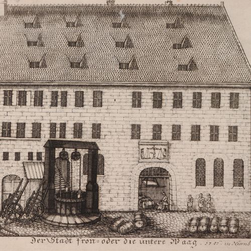 Nürnberg - Ansichten 5 pièces, divers. Bâtiments et vues de Nuremberg, gravures &hellip;