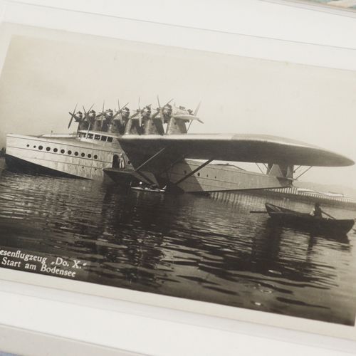Konvolut Ansichtskarten 17 carte, tema: Aviazione e Zeppelin. WW1, dal 1908