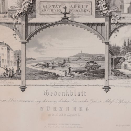 Nürnberg - Gedenkblatt "Feuille commémorative de la 19ème assemblée générale de &hellip;