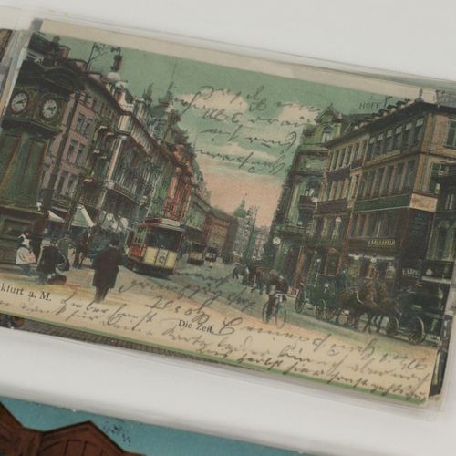 Konvolut Ansichtskarten 约47张卡片，主题：运输/电车，从1899年起