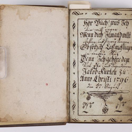 Gebetbuch "Christ-Katholisches Bett- und Tugend-Buch", livre de prières de 1796,&hellip;
