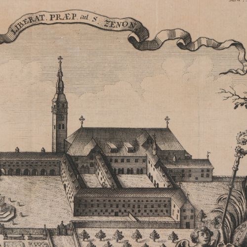 Bad Reichenhall - Klosteransicht "Zenon", vue du monastère St. Zeno / S. Zenonis&hellip;
