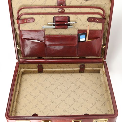 Golden Head - Koffer brown leather, large briefcase, two combination locks, inte&hellip;