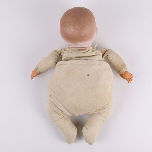 Schildkröt - Puppe 约1923年，Bye-Lo婴儿娃娃，全头双色瓷，颈部标有 "Copr.By Grace S. Putnam MADEING&hellip;