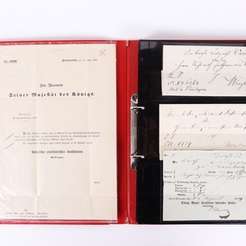 Album - Ganzsachen, Briefe u.A. 19e/20e siècle, Royaume de Bavière, Haute et Bas&hellip;