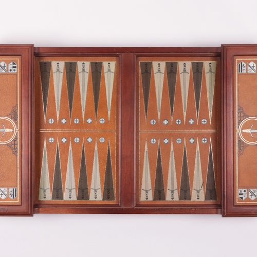 Backgammonspiel Franklin Mint, "Das Excalibur - Backgammonspiel", Spielbrettrahm&hellip;