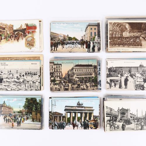 Ansichtskarten Berlin env. 100 pcs., à partir d'env. 1899, divers. Cartes postal&hellip;