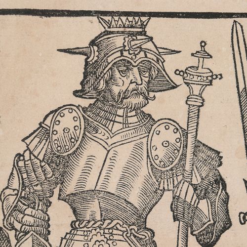 Sichem, Christoph van "Deux chevaliers", gravure sur bois de Christoph van Siche&hellip;