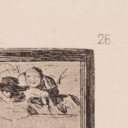 Goya, Francisco de 5 pièces, héliogravures sur vergé Van Gelder, de la série "Le&hellip;