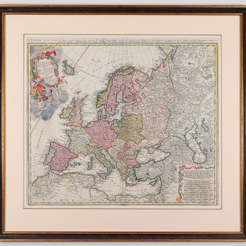 Europa - Karte "Europa Secundum legitimas Projectionis Stereographicae regulas..&hellip;