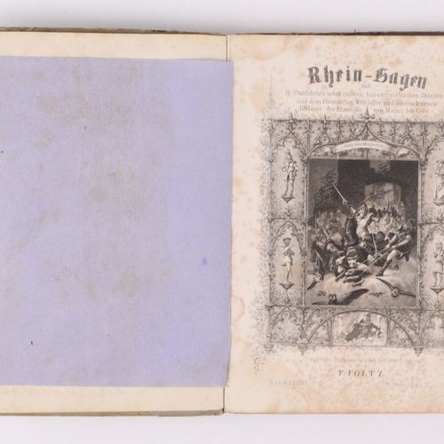 Foltz, F. "Légendes du Rhin avec 11 gravures sur acier accompagnées de quelques &hellip;