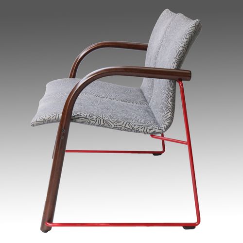 Garnitur - Thonet 设计Wulf Schneider & Ulrich Göhme，包括：1条长凳，根据Thonet，型号S 340，C2，染色&hellip;