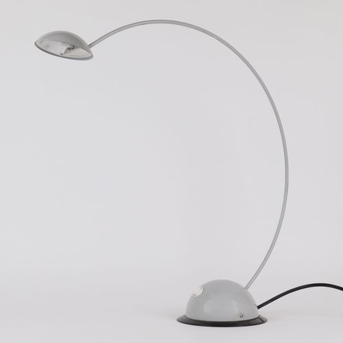 Schreibtischlampe métal gris/plastique noir, lampe de Fischer, dans le sol, n° 0&hellip;