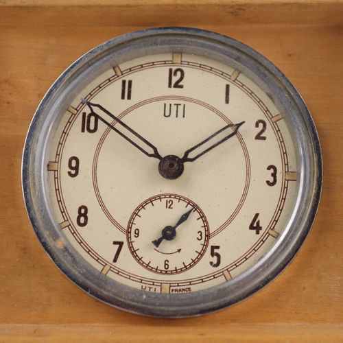 Uti - Tischuhr Uti, París, Francia, insólito reloj de sobremesa con función de d&hellip;