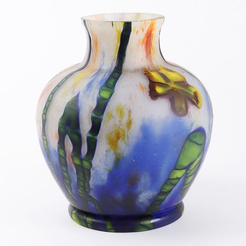 Frankreich - Vase vers 1910, Art Nouveau/Art Déco, France, vase élaboré, transfo&hellip;