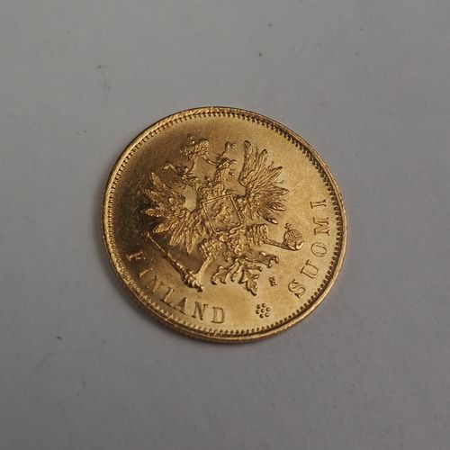 Null 
Finland/ Russia: 10 Markkaa 1879 - GOLD. 
3,2 g. 

Mintmark S. 

Condition&hellip;