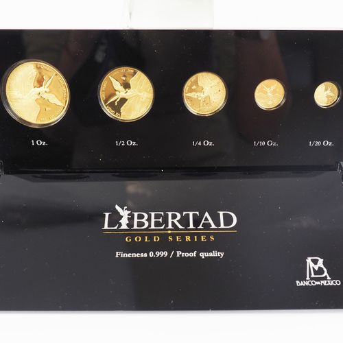 Null 
Mexiko: Libertad gold series 2006 - GOLD. 
5 Münzen 1 , 1/2 , 1/4 , 1/10 u&hellip;