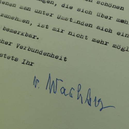 Null 
von Wachter, Friedrich Karl Heinrich.
(1891-1975). Generalleutnant, Komman&hellip;