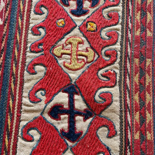 A LATE 19TH / EARLY 20TH CENTURY TURKISTAN BOKHARI RUG TAPIS BOKHARI DE LA FIN D&hellip;