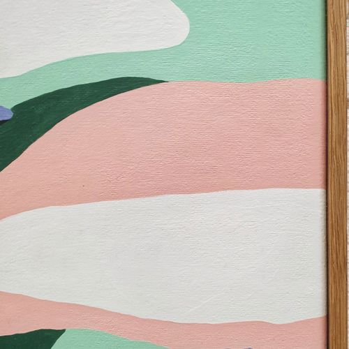 Marion Sagon Marion Sagon, L'Air, Acrylique sur toile, 2021, 40 x 30 cm, Œuvre u&hellip;