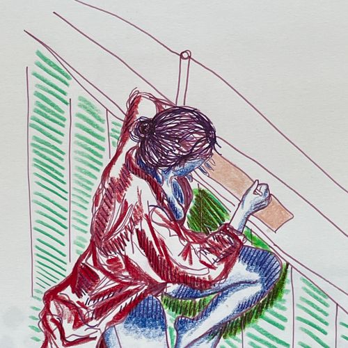 Sarah Guiraudon 
Marsella. El don del viento, 

Dibujo, 

Técnica mixta sobre pa&hellip;