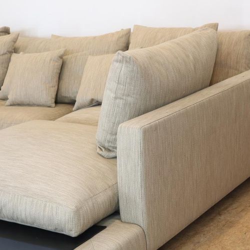 Flex-Form zithoek, model Long Island Flexform 2-teiliges Ecksofa mit Ottomane un&hellip;