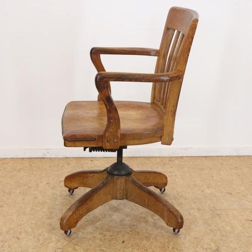 Eiken bureaustoel, zgn. Captain's chair Oak desk chair, socallede Captain's chai&hellip;