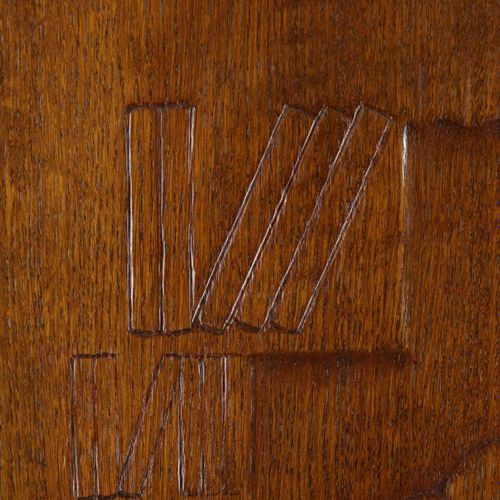 Deurpaneel, Jansen van Galen Driekus Un panel de puerta de roble tallado muy rar&hellip;