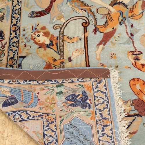 Perzisch tapijt, wol muzikanten dansers Perserteppich, Wolle, Musiker und Tänzer&hellip;