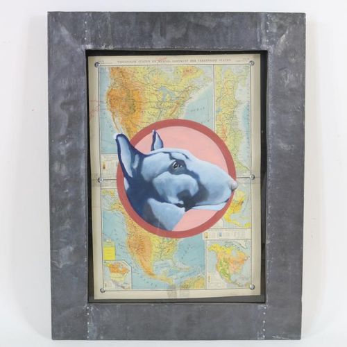 Bollaert Jan, Doggy map Bollaert Jan (1958), signed and dated 1996 Doggy map, mi&hellip;