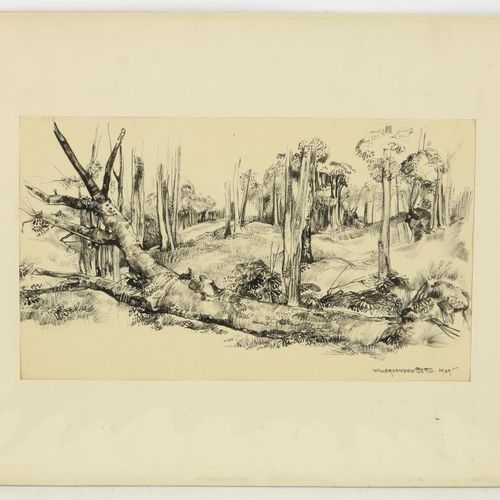 Berg van den Willem, landschap BERG VAN DEN WILLEM HENDRIK (1886-1970), sig. And&hellip;