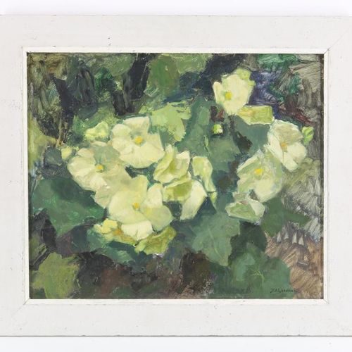 Goedhart, Jan. Bagonia's bloemstilleven GOODHART JAN (1893-1975)，签名在左，Stillive与花&hellip;