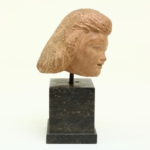 Termotte, Albert. Buste 特莫特-阿尔伯特（1887-1978），女性半身像，大理石底座上的石膏，高29厘米。TERMOTTE ALBER&hellip;