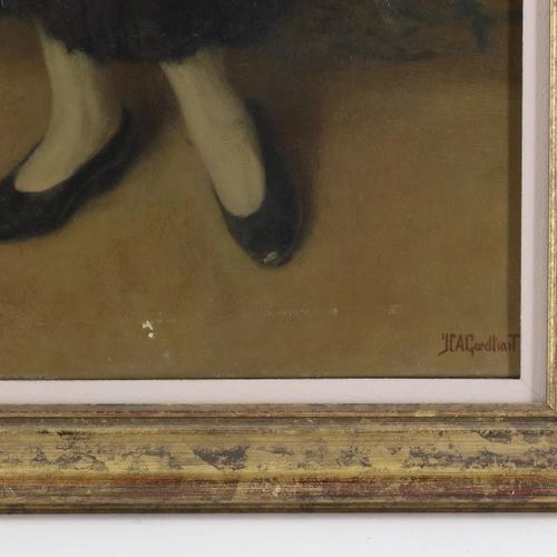 Goedhart, Jan. Portret GOODHART JAN (1893-1975)，左手签名，吉普赛女士的肖像，帆布，100 x 48厘米。GOOD&hellip;