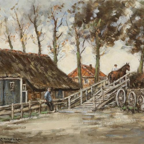 Kranenburg, Hendrik. Butje Paarden KRANENBURG HENDRIK CORNELIS (1917-1997)，左手签名，&hellip;