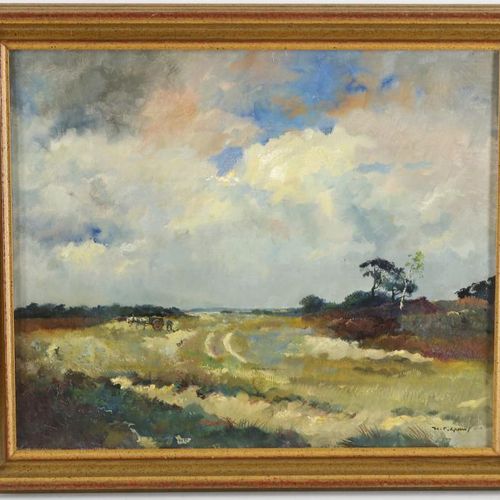 Groen, Hendrik Pieter, heide, doek GREEN HENDRIK PIETER 1886-1964，签名：R.R. 石楠风景，画&hellip;