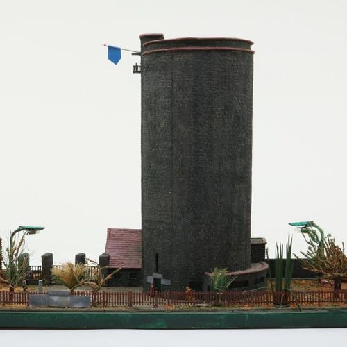 Schaalmodel: Watertoren, Laren Modèle réduit : château d'eau, Laren, conçu par W&hellip;
