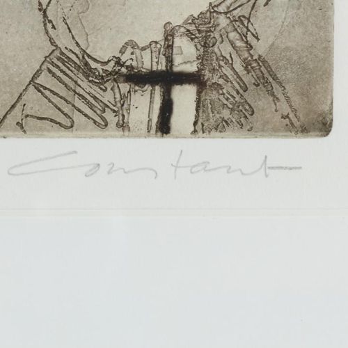 Constant, ets aquatint "brand" CONSTANT "C.A. NIEUWENHUYS" (1920), 签名："The Fire"&hellip;