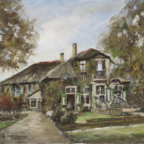Kranenburg, Hendrik. Gooische Villa RANENBURGO HENDRIK CORNELIS (1917-1997), sig&hellip;