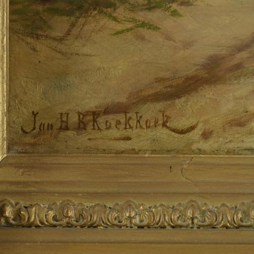 J.H.B. Koekkoek vissersfamilie bij boot KOCH JOHANNES HERMANUS BAREND (1840-1912&hellip;