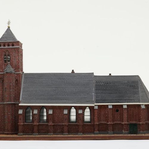 Schaalmodel: grote kerk Naarden Modèle réduit de la 'Grote Kerk Naarden' ou 'St.&hellip;