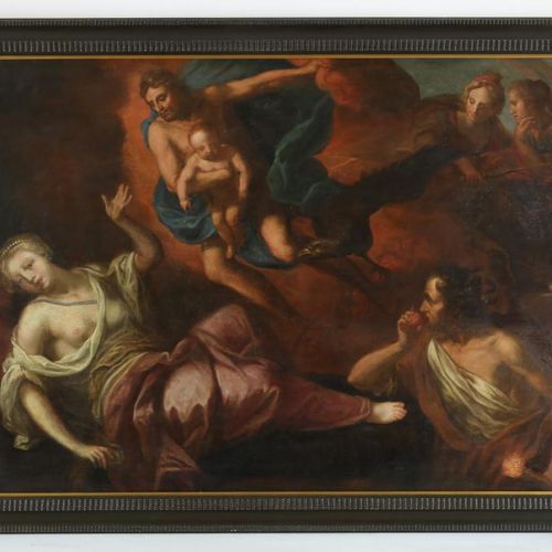 Onbekend, Allegorische voorstelling Inconnu, XVIIe siècle/après, Ganymède et l'a&hellip;