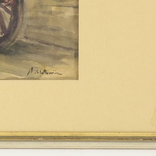 Riviere, Adriaan La. Messenslijper RIVIERE LA ADRIANUS (1857-1941), signé à droi&hellip;