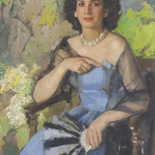 Goedhart, Jan. Portret GOODHART JAN (1893-1975), sans signature. Portrait, toile&hellip;