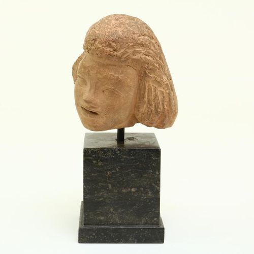 Termotte, Albert. Buste 特莫特-阿尔伯特（1887-1978），女性半身像，大理石底座上的石膏，高29厘米。TERMOTTE ALBER&hellip;