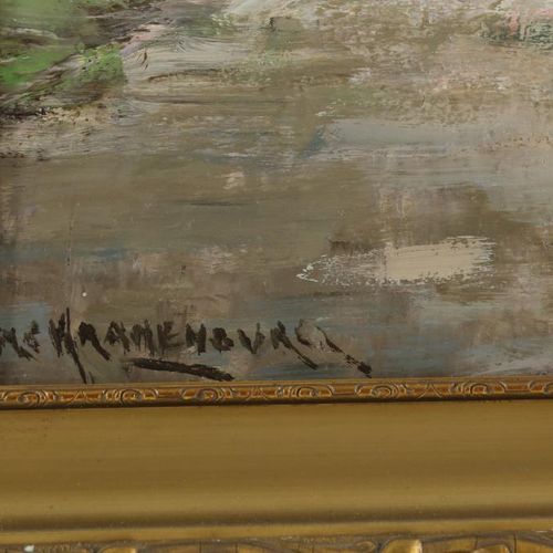 Kranenburg, Hendrik. KRANENBURG HENDRIK CORNELIS (1917-1997)，左手签名，邮局，布面油画48 x 67&hellip;