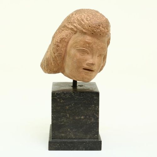 Termotte, Albert. Buste TERMOTTE ALBERT (1887-1978), Female bust, plaster on mar&hellip;