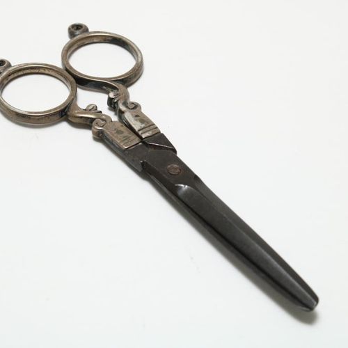 Zilveren schaartje Amsterdam 18e eeuw Silver pair of scissors Amsterdam 18th. Ce&hellip;
