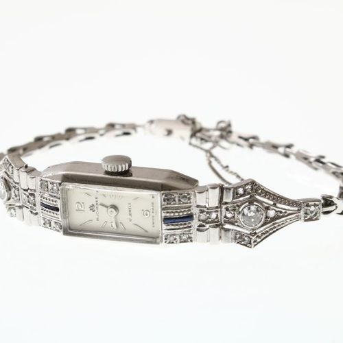 BUCHERER dameshorloge BUCHERER, une montre-bracelet pour dames en or blanc, avec&hellip;