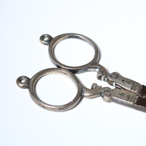 Zilveren schaartje Amsterdam 18e eeuw Silver pair of scissors Amsterdam 18th. Ce&hellip;